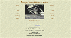 Desktop Screenshot of portagecountyhistoricalsociety.org